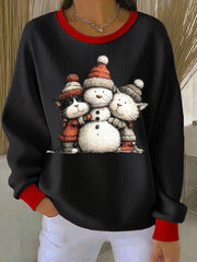 Women's Christmas Print Casual Sweatshirt