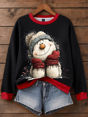 Women's Christmas Print Casual Sweatshirt