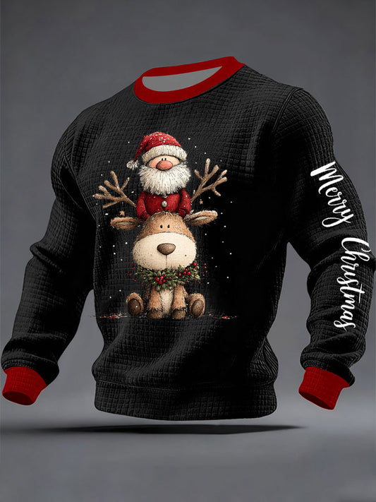 Men's Christmas Print Casual Sweatshirt