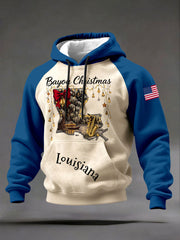 Men's Louisiana Christmas Hoodies