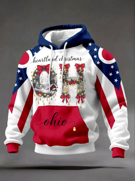 Men's Ohio Christmas Hoodies