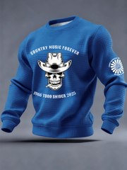 Men's Todd Snider Checkered Cotton Hoodie