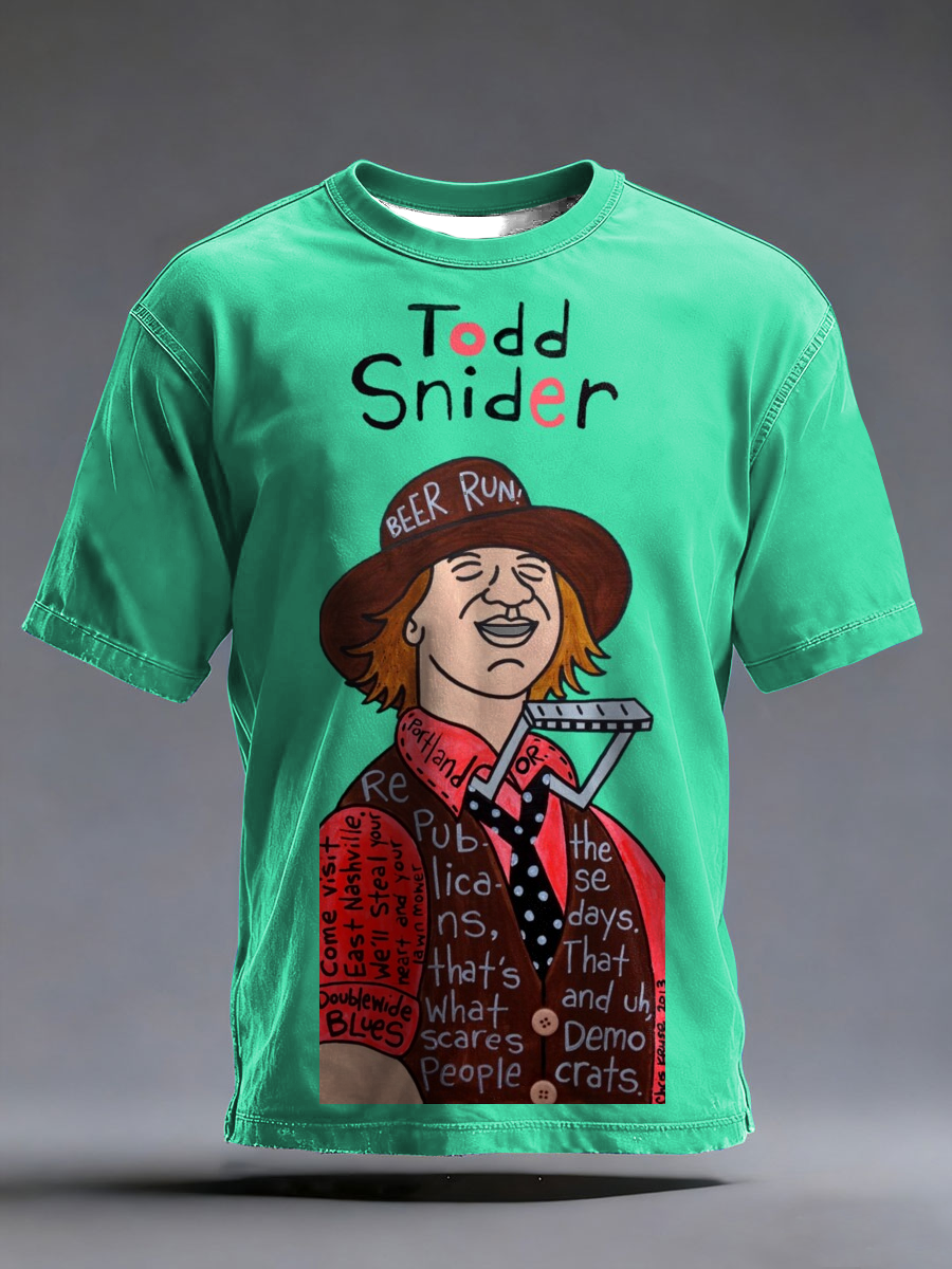 Men's Todd Snider short sleeves t-shirt