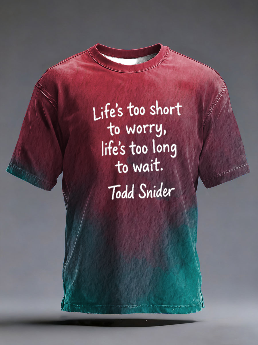 Men's Todd Snider short sleeves t-shirt