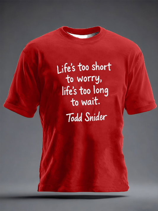Men's Todd Snider short sleeves t-shirt