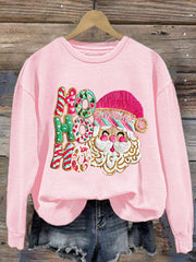 Women's DB -HO HO HO Santa Sweatshirt