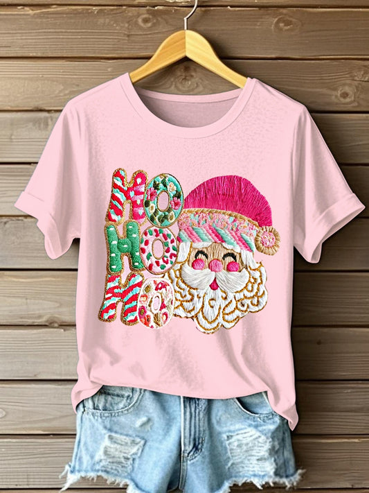 Women's DB -HO HO HO Santa Short Sleeve T-Shirt