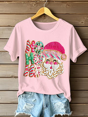 Women's DB -HO HO HO Santa Short Sleeve T-Shirt