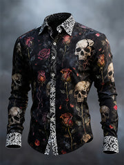 Men's Gothic Dark Skull Shirt