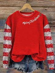 Women's Christmas Print Casual Sweatshirt