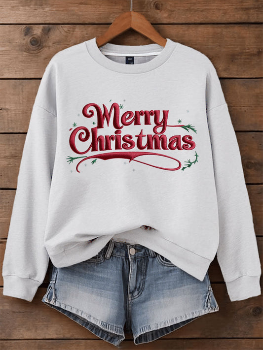 Women's Christmas Print Casual Sweatshirt