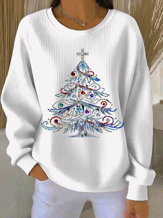 Women's Christmas Print Casual Sweatshirt