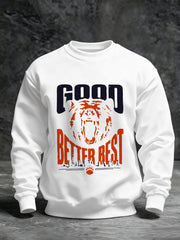 Men's Good Better Best Print Gift For Football Fans Gameday Casual Sweatshirt