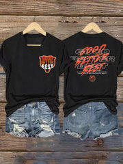 Women's Good Better Best Print Gift For Football Fans Gameday Casual V-Neck Tee