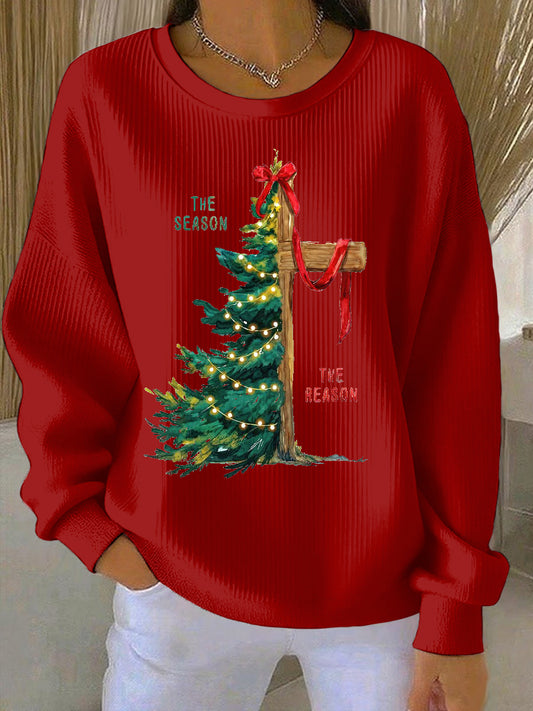 Women's Christmas Print Casual Sweatshirt