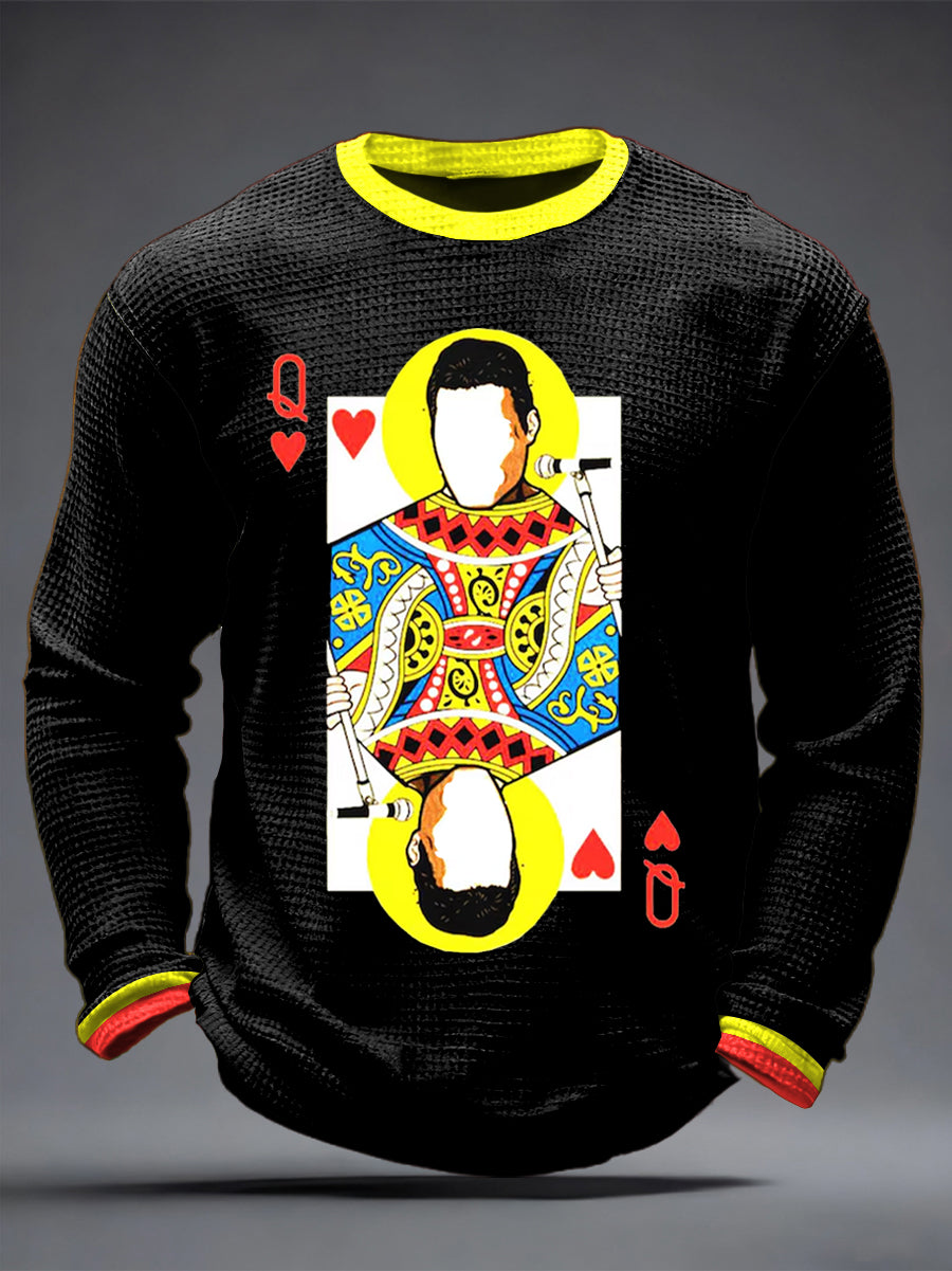 Men's Rock Music Inspired Waffle Top