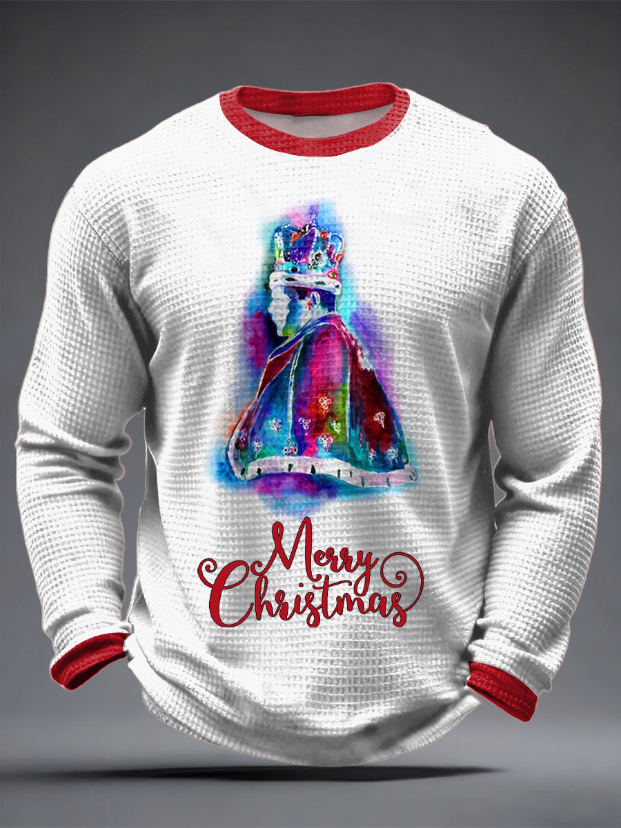 Men's Rock Music Inspired Waffle Top