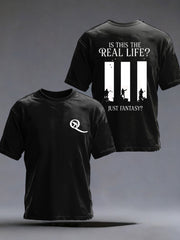 Men's Rock Music Inspired Printed T-shirt