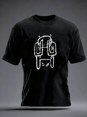 Men's Rock Music Inspired Printed T-shirt