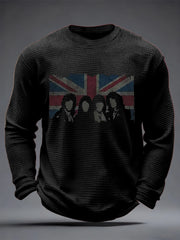 Men's Rock Music Inspired Waffle Top