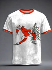 Men's Thanks God It's Christmas Rock Band Inspired  T-shirt