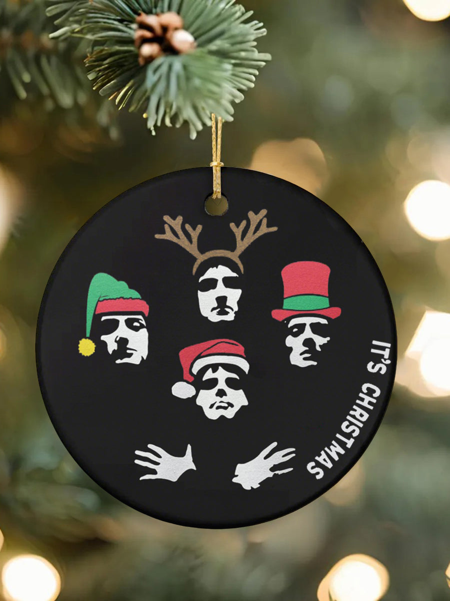 Rock Band Inspired Christmas Acrylic Decorative Ornament