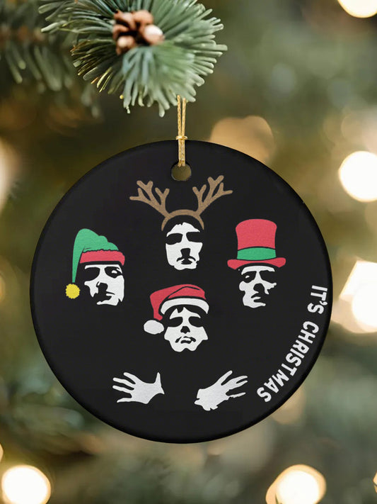 Rock Band Inspired Christmas Acrylic Decorative Ornament