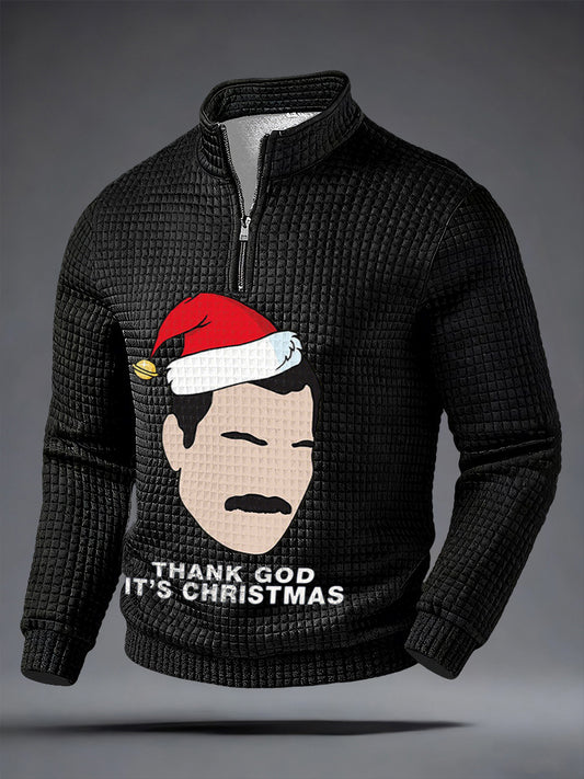 Men's Rock Band Inspired Christmas Zip Top
