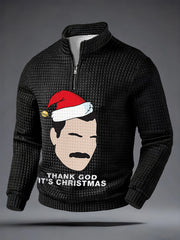Men's Rock Band Inspired Christmas Zip Top