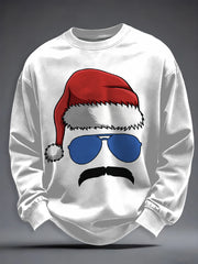 Men's Rock Band Inspired Christmas Long Sleeve Sweatshirt