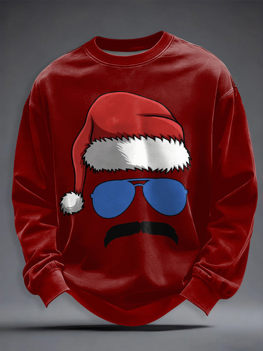 Men's Rock Band Inspired Christmas Long Sleeve Sweatshirt