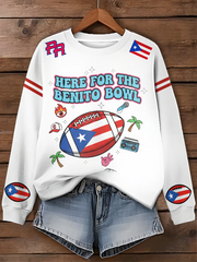 Women's Here For The Benito Bowl Regular Sweatshirt