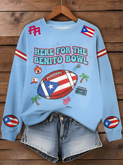 Women's Here For The Benito Bowl Regular Sweatshirt