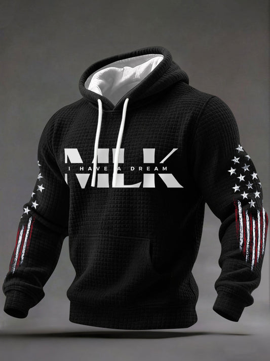 Men's MLK Day Waffle Hoodie
