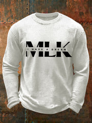 Men's MLK Day Long-Sleeve Waffle T-Shirt