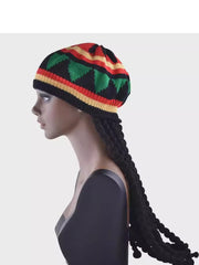 Unisex Jamaican Reggae Dreadlock Beanie