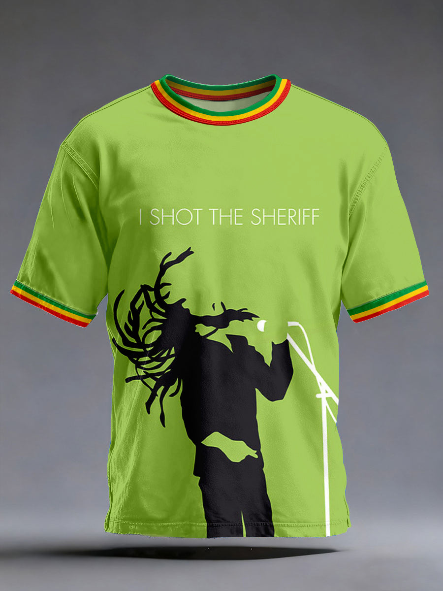 Men's I Shot the Sheriff Art Print T-Shirt