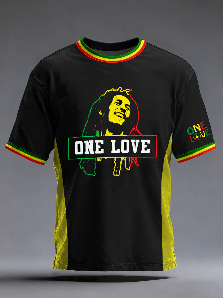 Men's Bob Marley One Love Short Sleeves T-shirt