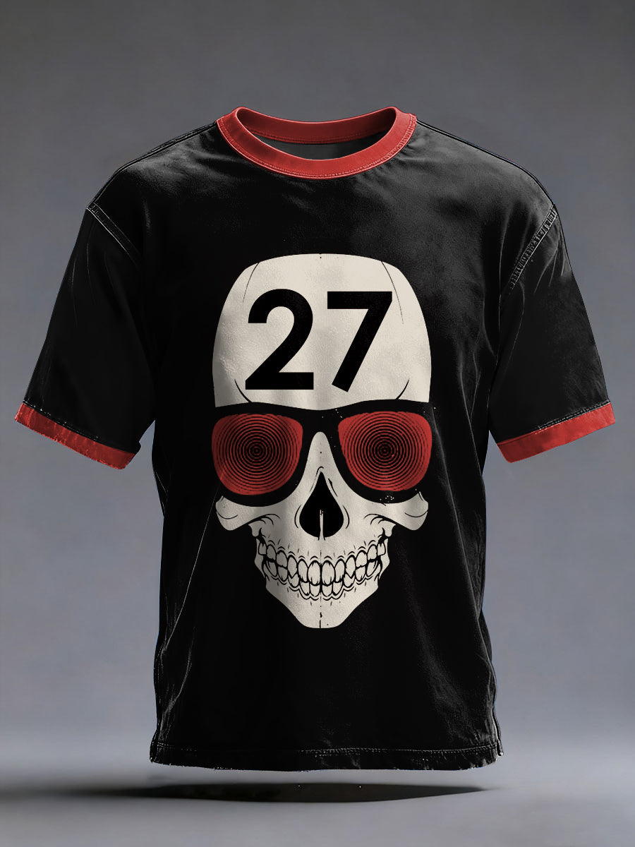 Men's The 27 Club Rock Star Skull Print Tee