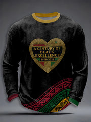 Men's Celebrating 100 Years of History Waffle Long Sleeve T-Shirt