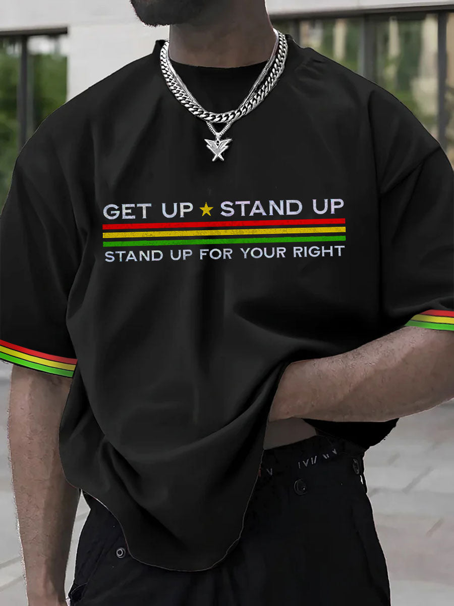 Men's Get Up Stand Up Short Sleeves T-shirt