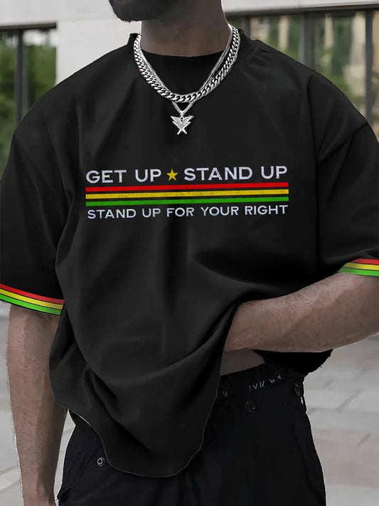 Men's Get Up Stand Up Short Sleeves T-shirt