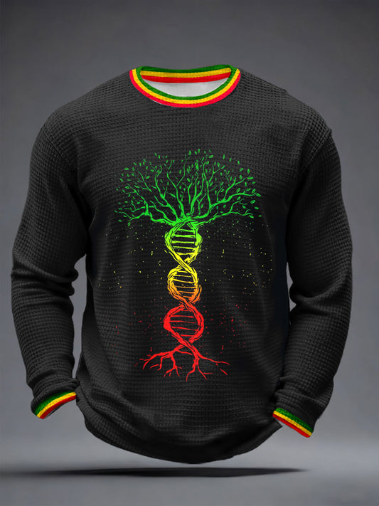 Men's Reggae Waffle Long-Sleeve T-Shirt
