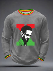 Men's Black History Month Waffle Long-Sleeve T-Shirt