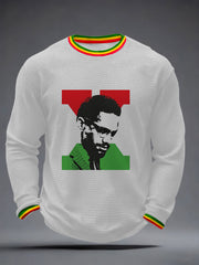 Men's Black History Month Waffle Long-Sleeve T-Shirt