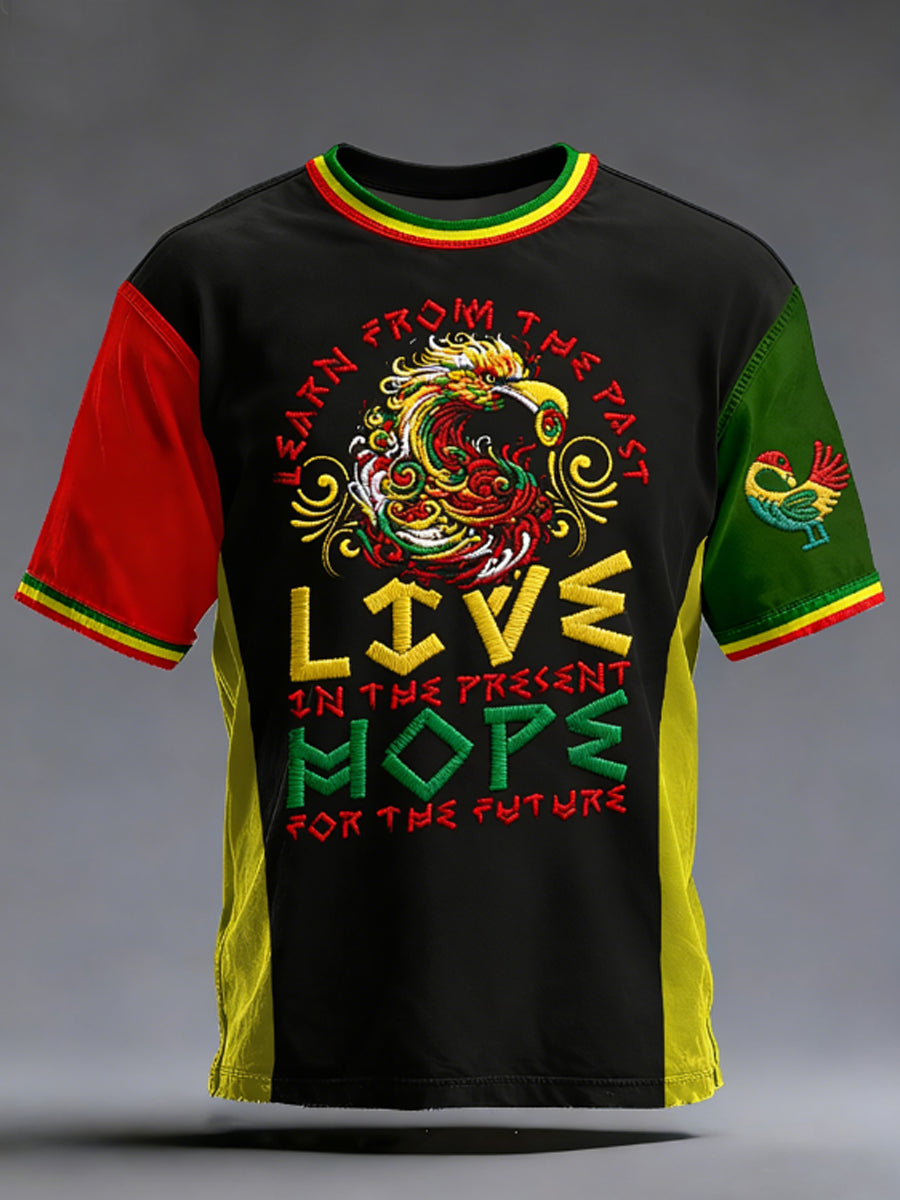 Men's Sankofa Adinkra Black History short sleeves t-shirt