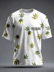 Men's Reggae Music Inspired Print T-Shirt