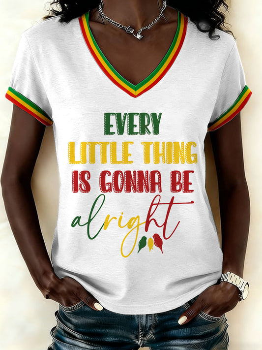 Women's 'Every Little Thing Is Gonna Be Alright' T-Shirt