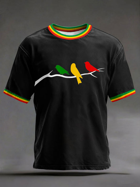 Men's Three Little Birds Reggae Music T-Shirts
