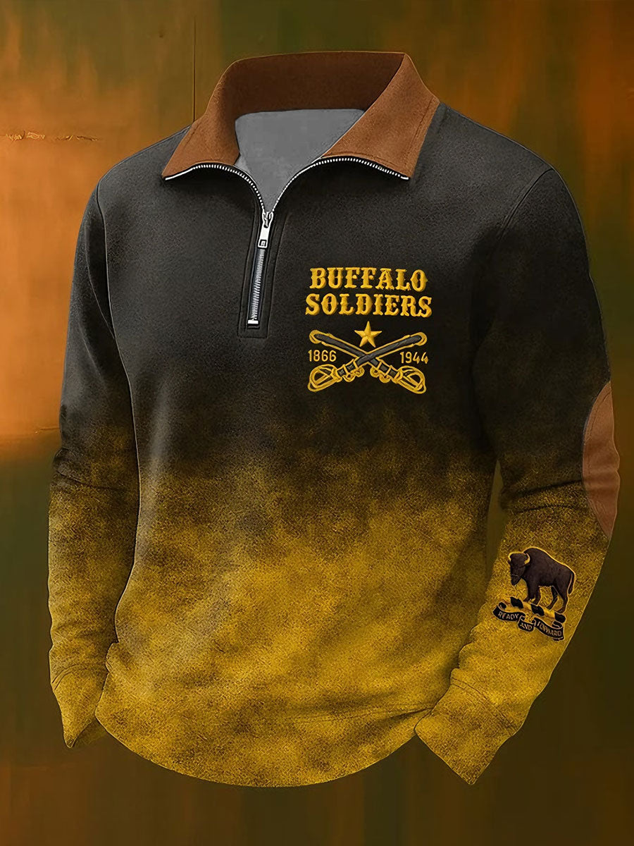 Men's USA Black Soldier tops